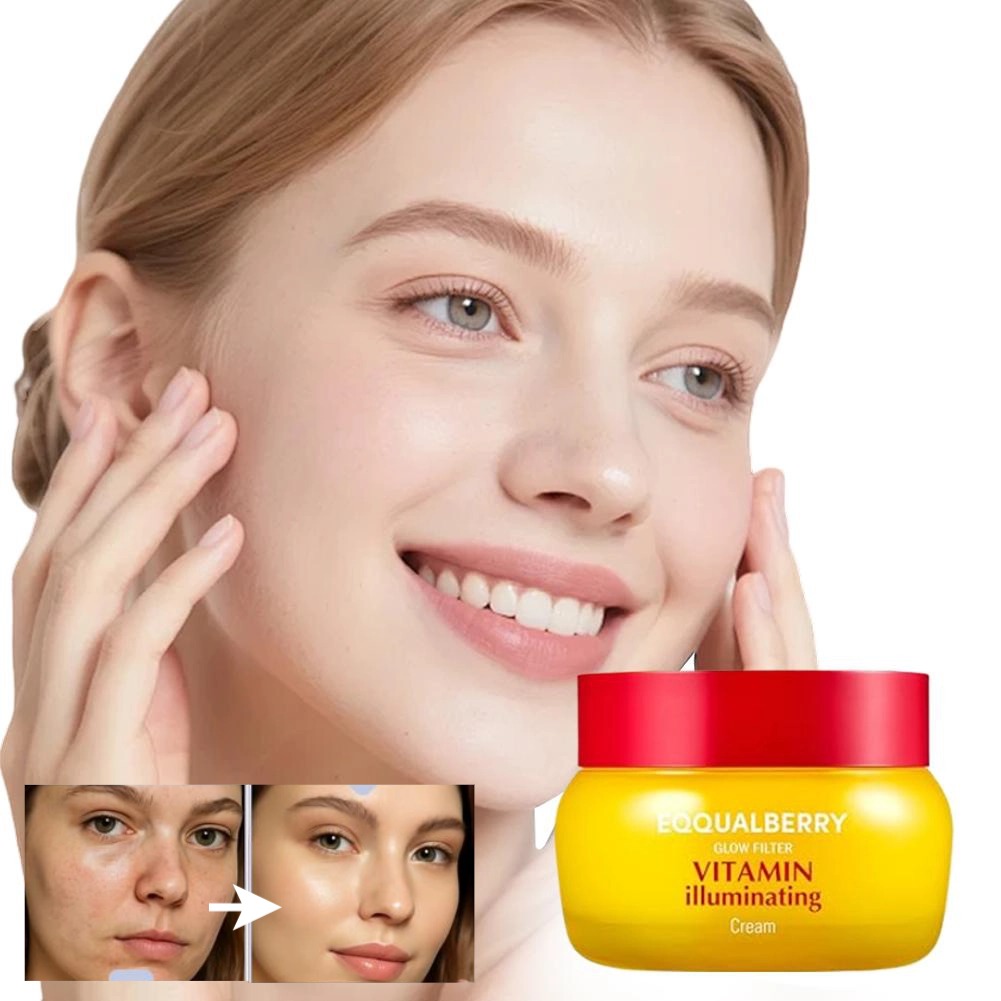 Skincare Vitamin C - Crema Viso Coreana Originale EQQUALBERRY alla