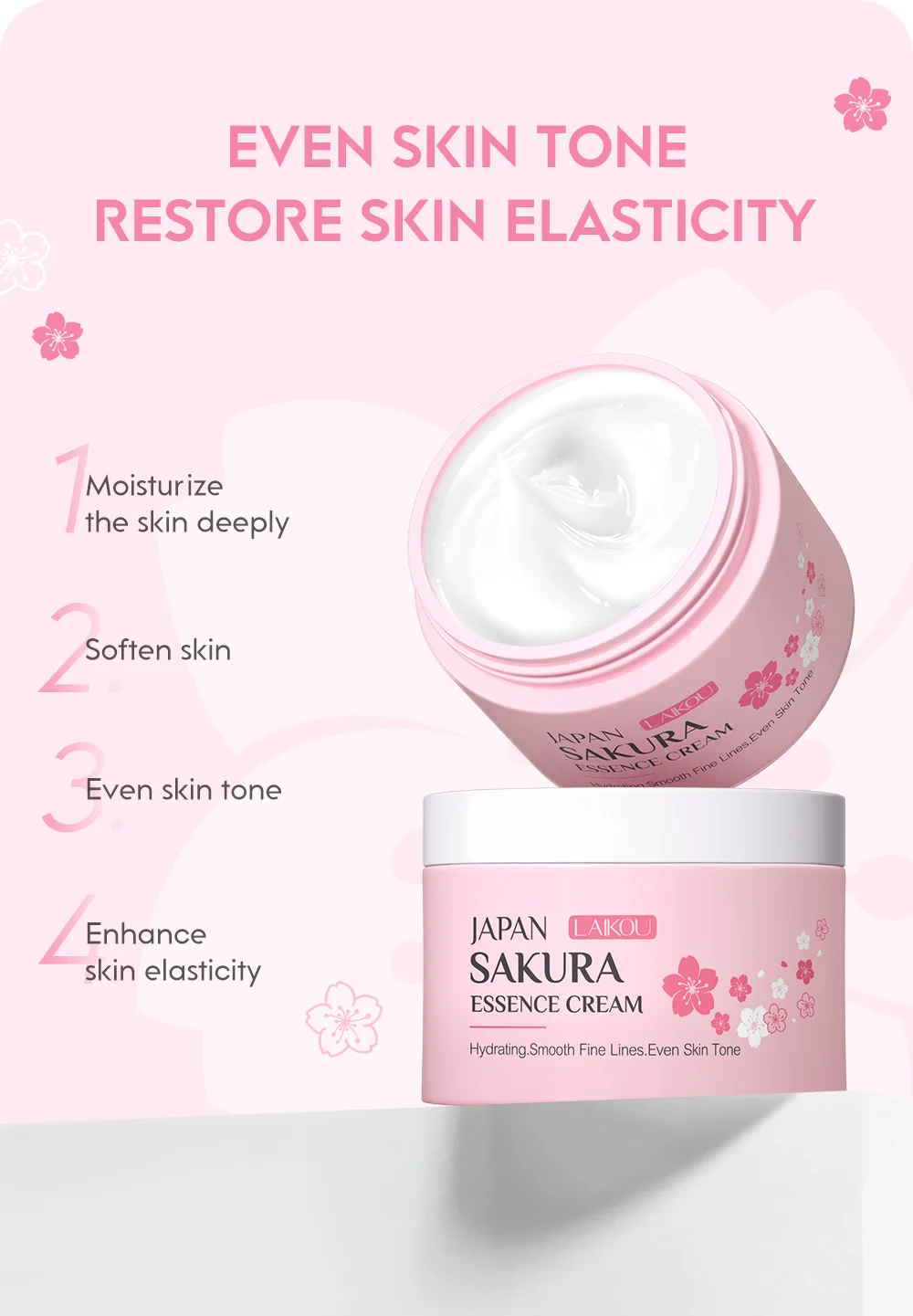 LAIKOU Crema Essenza di Sakura - Skincare Vitamin C recensione e prezzo
