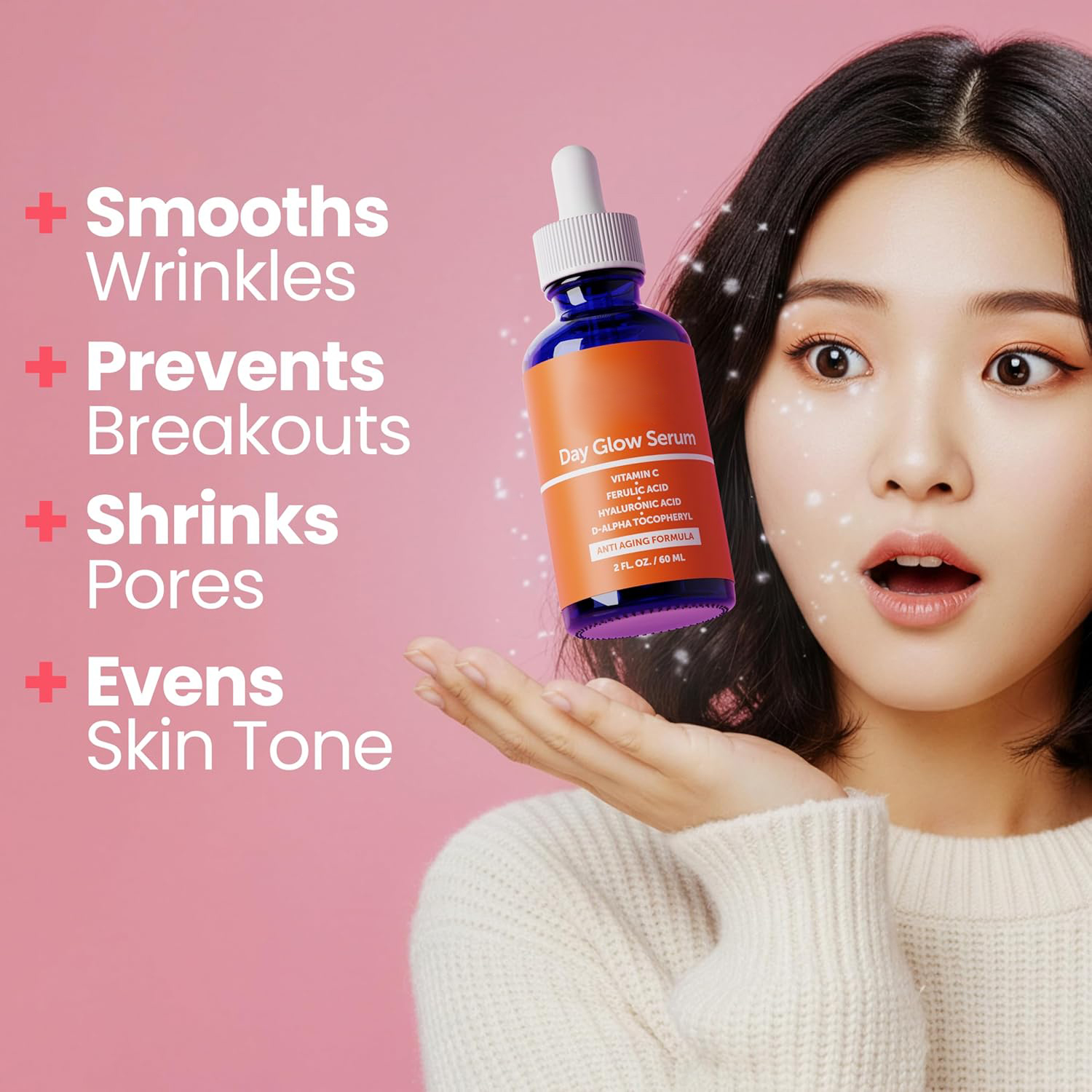Siero Viso Coreano con 20% Vit - Skincare Glow recensione e prezzo