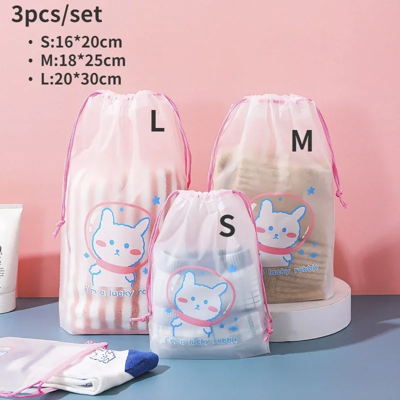 3 pz/set borsa con coulisse ca - Skincare Animate recensione e prezzo