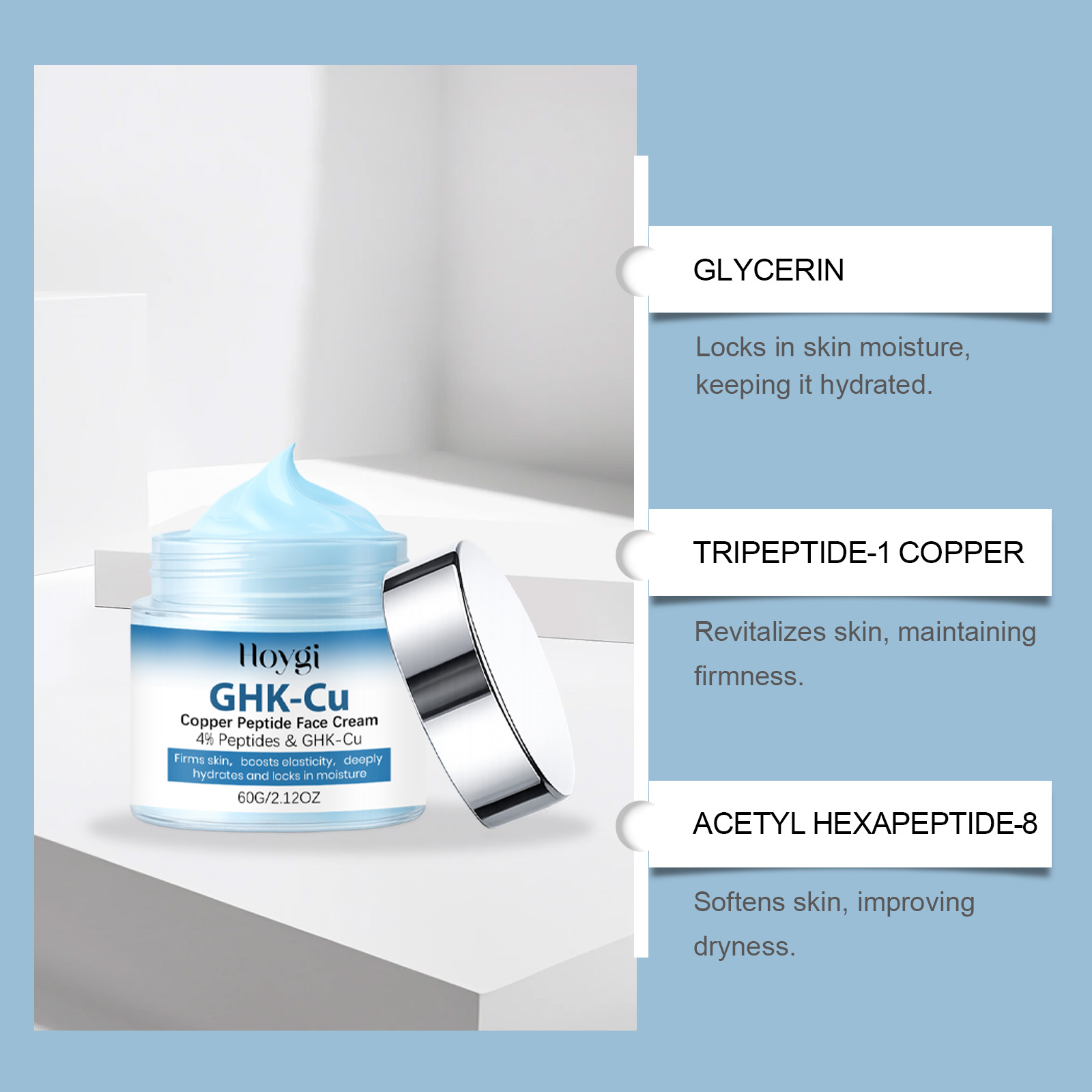 Crema Viso Anti-Età con Peptid - Skincare Glow recensione e prezzo